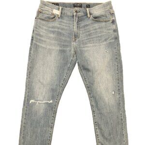 Lucky Brand Men's 34x32 411 Athletic Taper 5 Pocket Style straight midrise Jeans